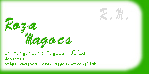 roza magocs business card